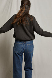 PerfectWhiteTee Ziggy Reverse Shrunken Crew Sweatshirt