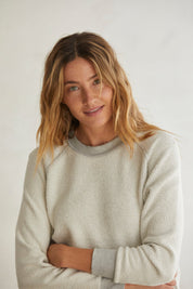 PerfectWhiteTee Ziggy Reverse Shrunken Crew Sweatshirt
