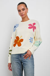 Rails Zoey Sweater in Ivory Hibiscus