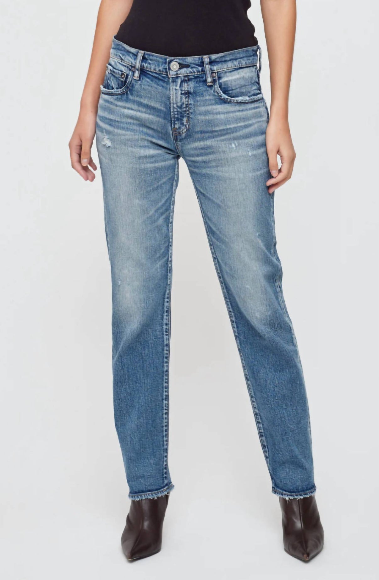 Moussy Vintage Linden Slim Straight Jean