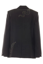 Zadig & Voltaire Vanille Strass Snake Blazer