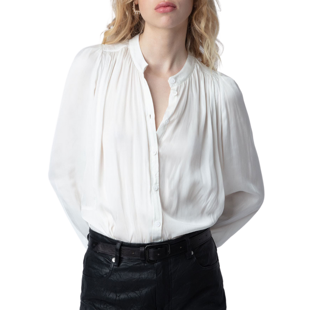 Zadig & Voltaire TChin Satin Top