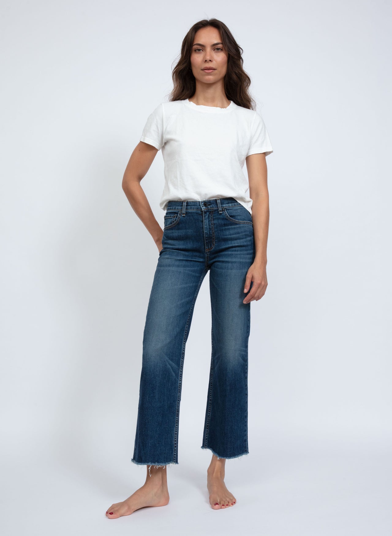 ASKKNY Crop Wide Leg in Cheville