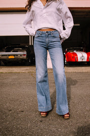 ASKKNY Juniper Flair Jean in Keelover