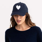 Kerri Rosenthal Heart Patch Baseball Hat