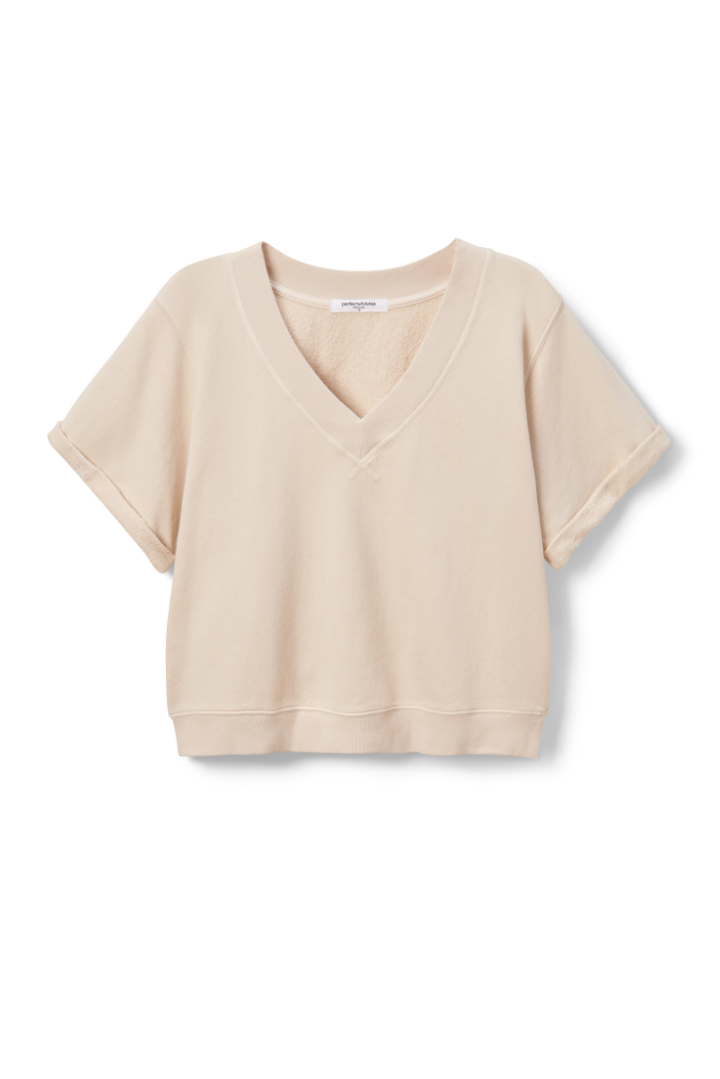 PerfectWhIteTee Briggs French Terry S/S Sweatshirt