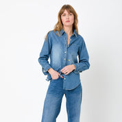 Kerri Rosenthal Lightweight Denim Shirt