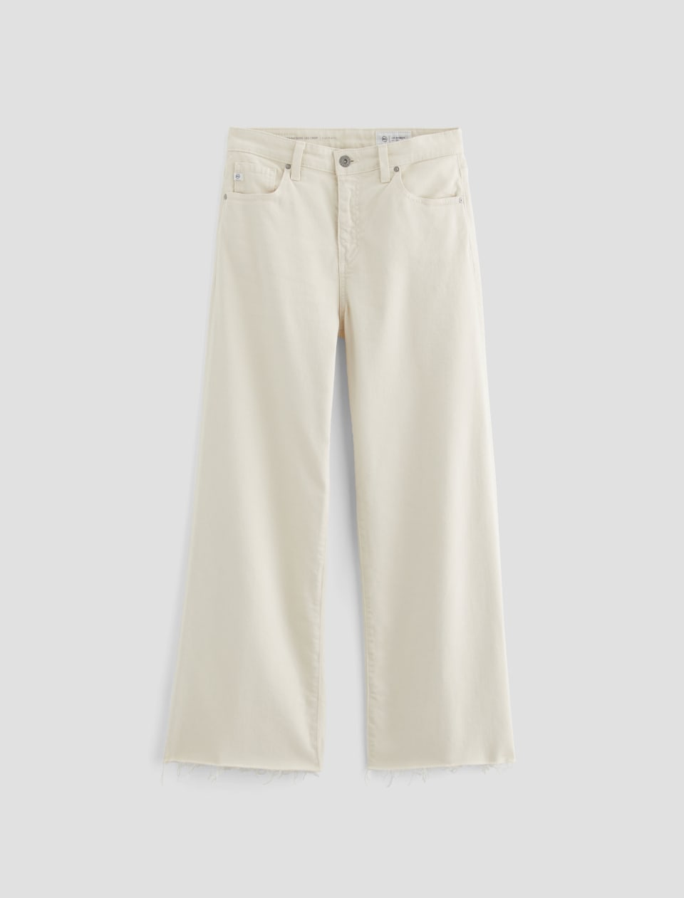 AG Saige Wide Leg Crop Jean in Opal Stone