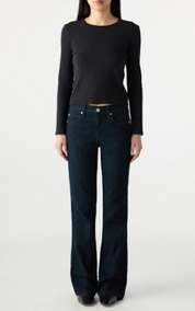 AMO Marcenia Low Boot Cut Jean in So Loved