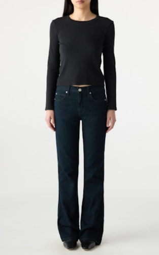 AMO Marcenia Low Boot Cut Jean in So Loved