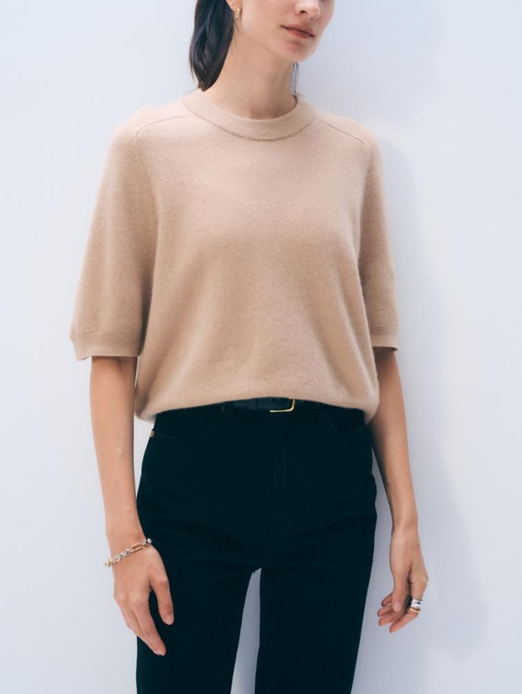 White + Warren Cashmere Relaxed T-Shirt