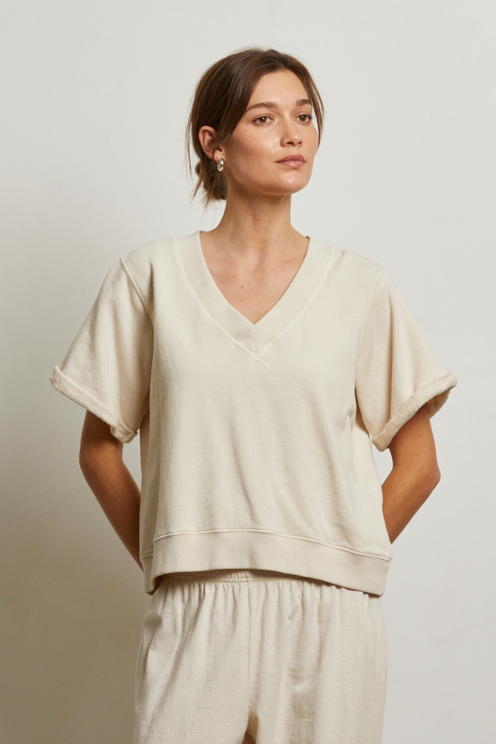 PerfectWhIteTee Briggs French Terry S/S Sweatshirt