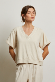 PerfectWhIteTee Briggs French Terry S/S Sweatshirt