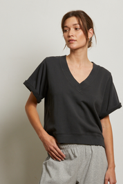 PerfectWhIteTee Briggs French Terry S/S Sweatshirt