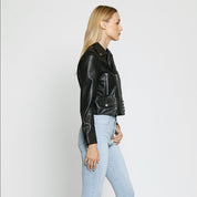 Walter Baker Leather Terrie Moto Jacket