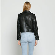 Walter Baker Leather Terrie Moto Jacket
