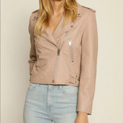 Walter Baker Leather Jacket - Crocodile