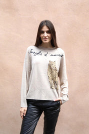 Las Surenas Jungle D' Amour Wool Sweater