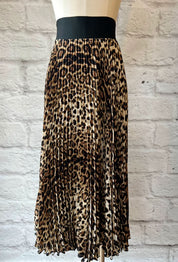 Loyd Ford Leopard Skirt