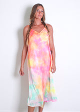 LOVE TANJANE Fanny Silk Slip Dress
