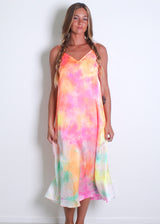 LOVE TANJANE Fanny Silk Slip Dress