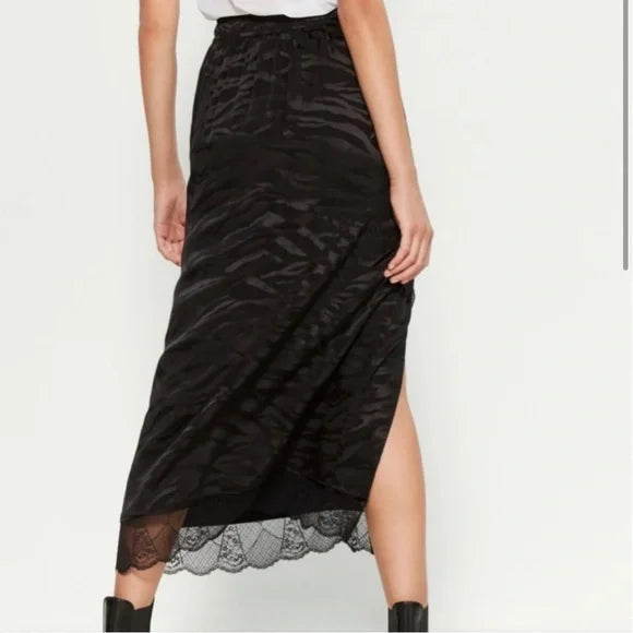 Zadig & Voltaire Jillian Tiger Print Skirt