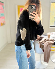 Kerri Rosenthal Marlow Imperfect Heart Sweater