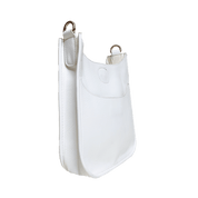 White Mini Messenger Handbag (STRAP SOLD SEPARATELY)
