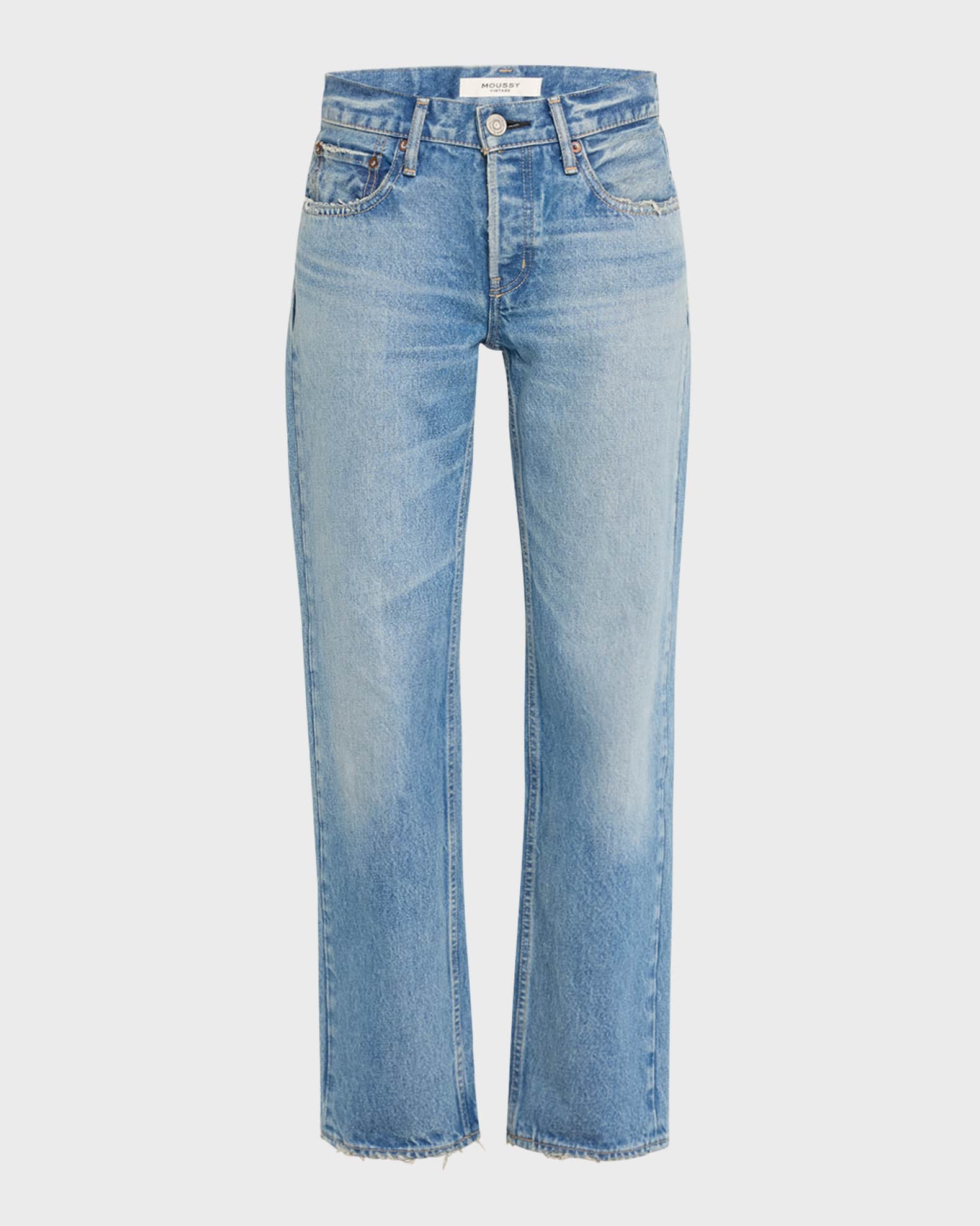 Moussy Vintage Cheval Straight Low Rise Jean