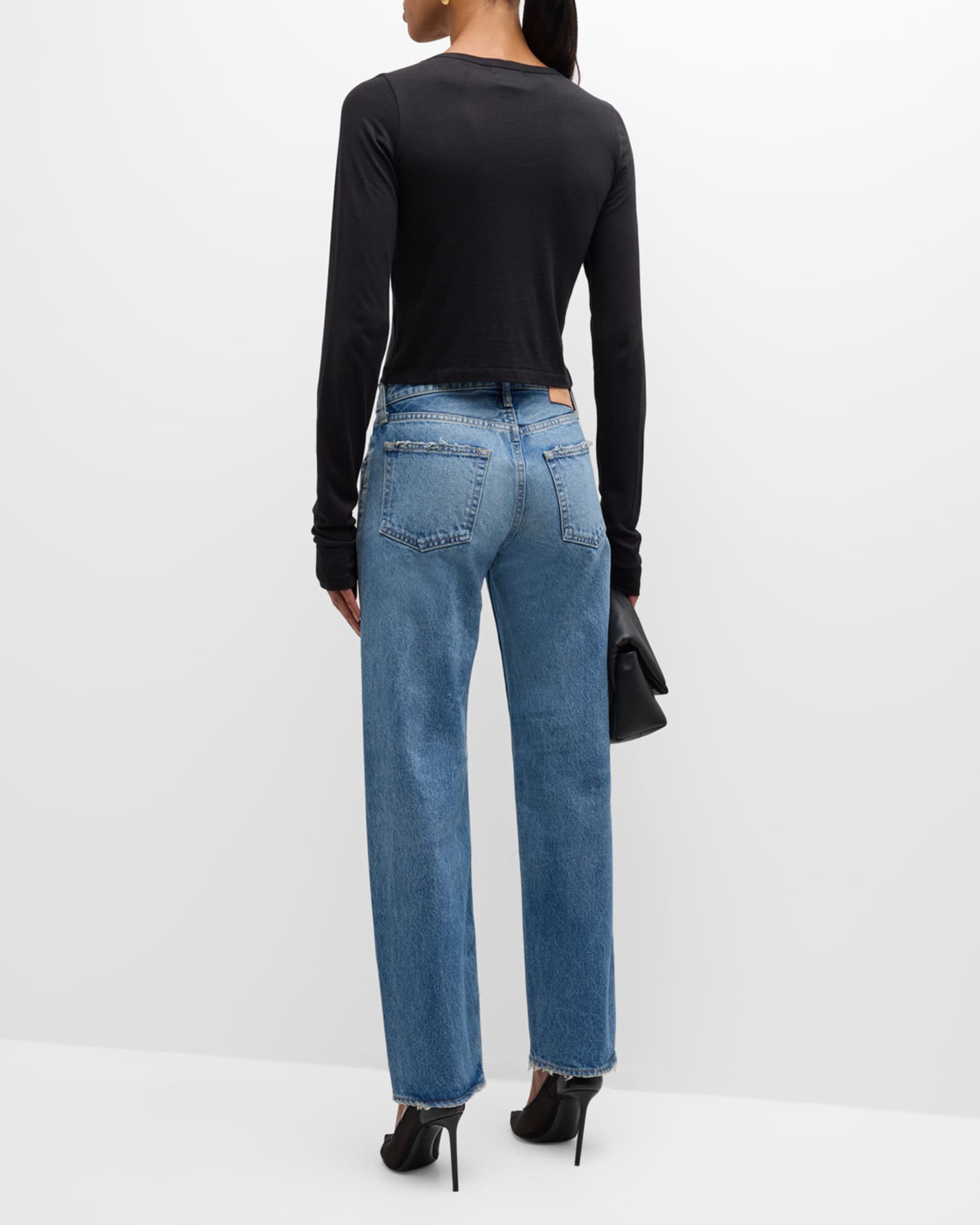 Moussy Vintage Cheval Straight Low Rise Jean