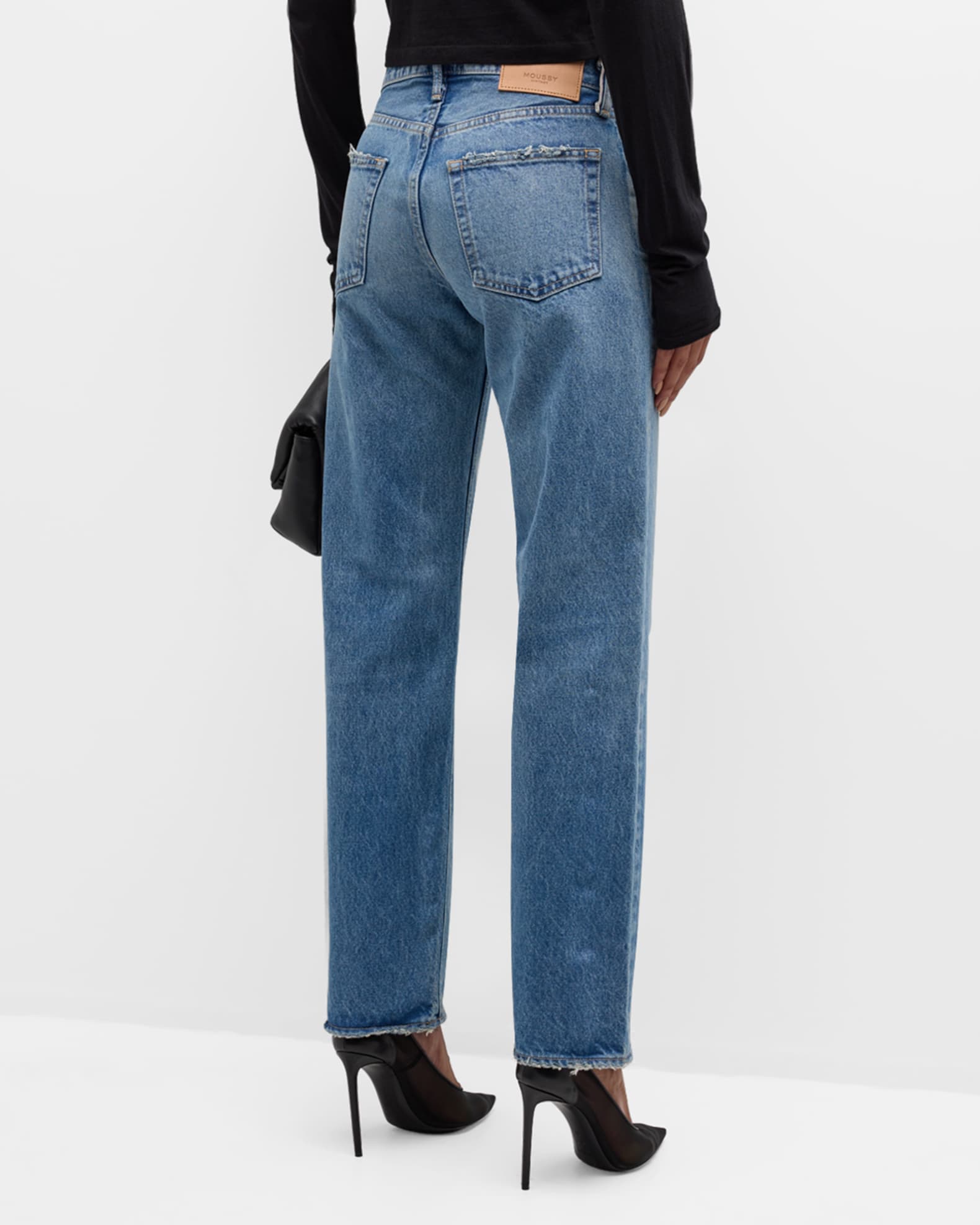 Moussy Vintage Cheval Straight Low Rise Jean