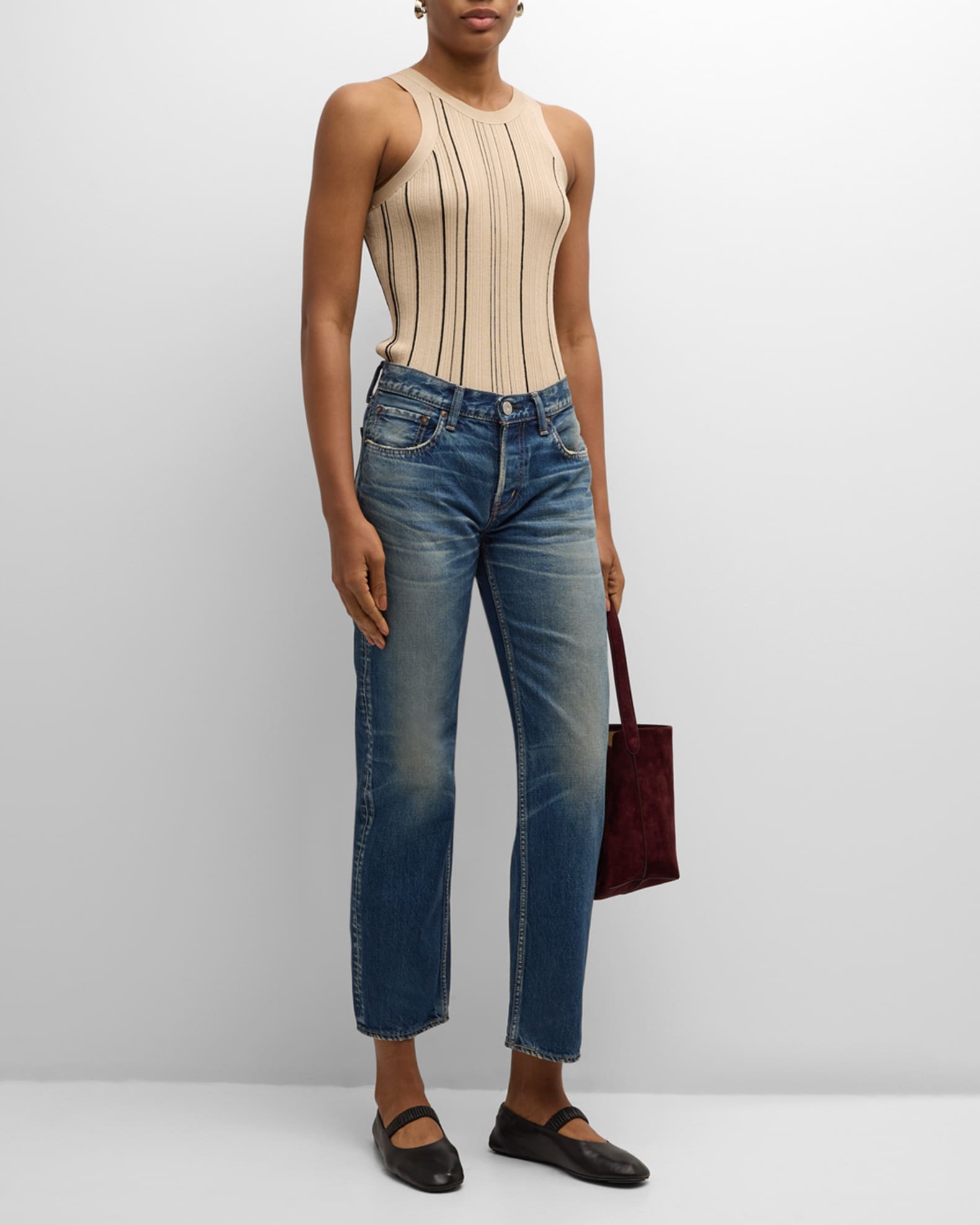Moussy Vintage Minneola Straight Low Rise Jean