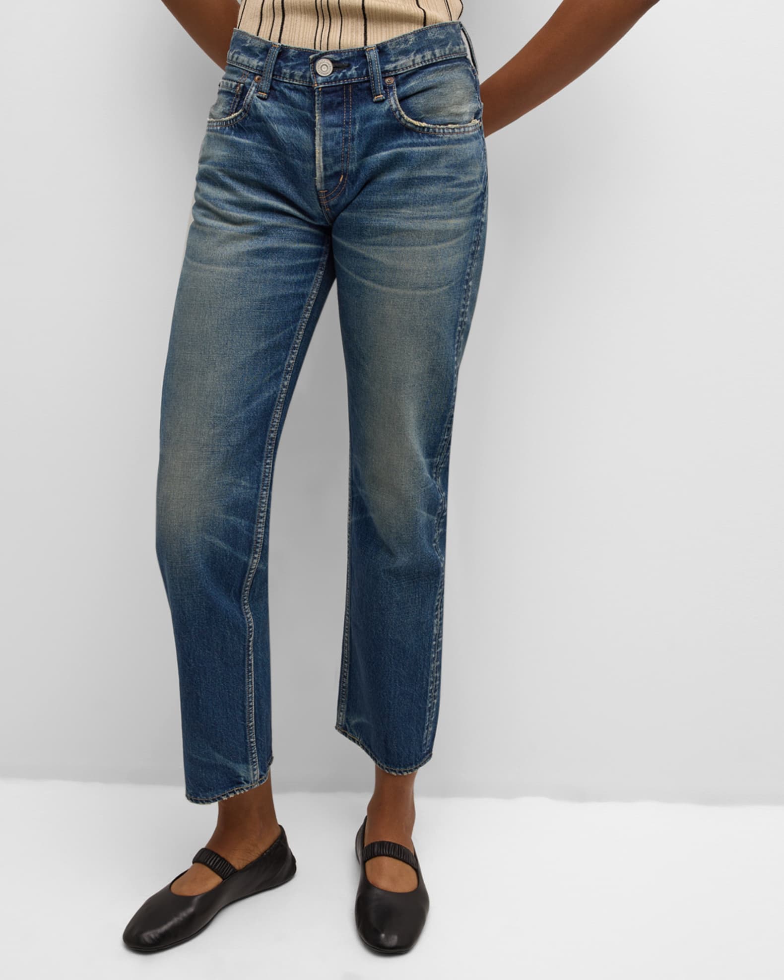Moussy Vintage Minneola Straight Low Rise Jean