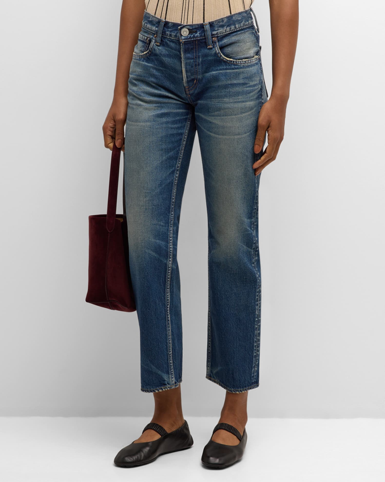 Moussy Vintage Minneola Straight Low Rise Jean