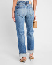 Moussy Vintage Aquebogue Straight Cuffed Jean