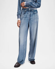 Rag & Bone Miramar Velvet Wide Leg Pull On Pant