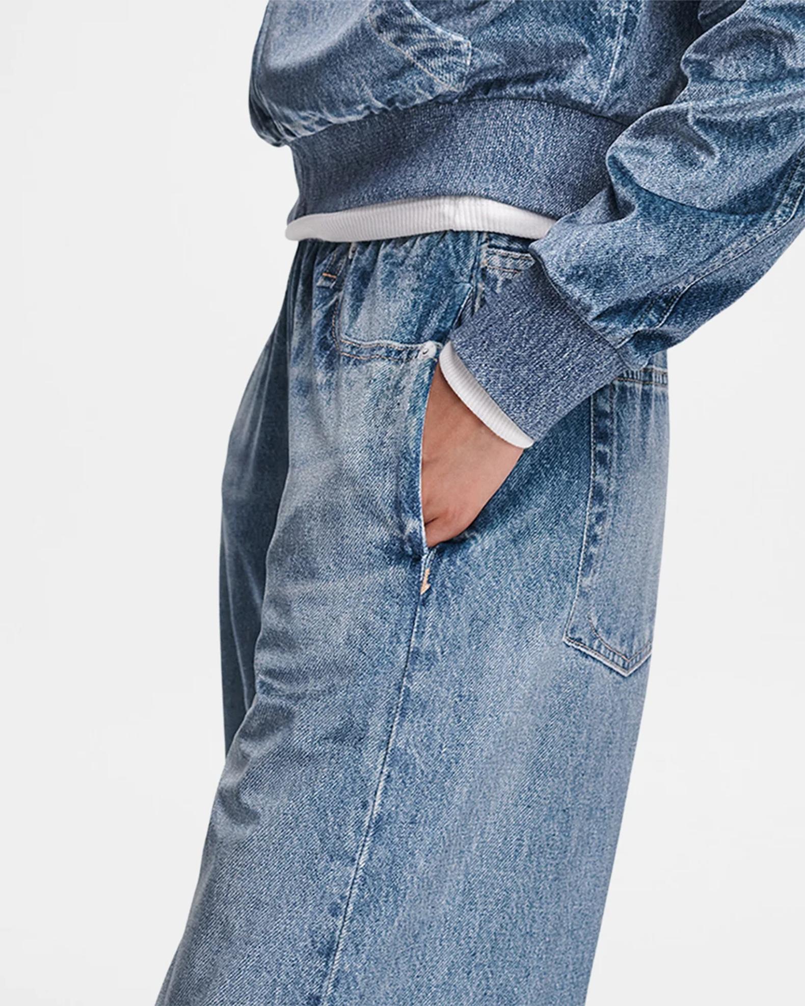 Rag & Bone Miramar Velvet Wide Leg Pull On Pant