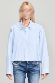 R13 Gathered Hem Shirt