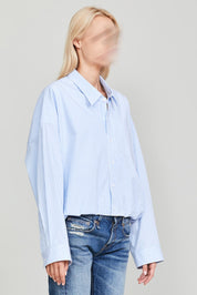 R13 Gathered Hem Shirt