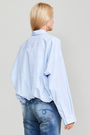 R13 Gathered Hem Shirt