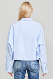 R13 Gathered Hem Shirt