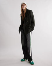 Rag & Bone Miramar Sport Stripe Track Pants - Washed Black/Green/White