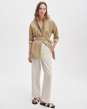 Rag & Bone Miramar Ankle Wide Pull On in Ecru