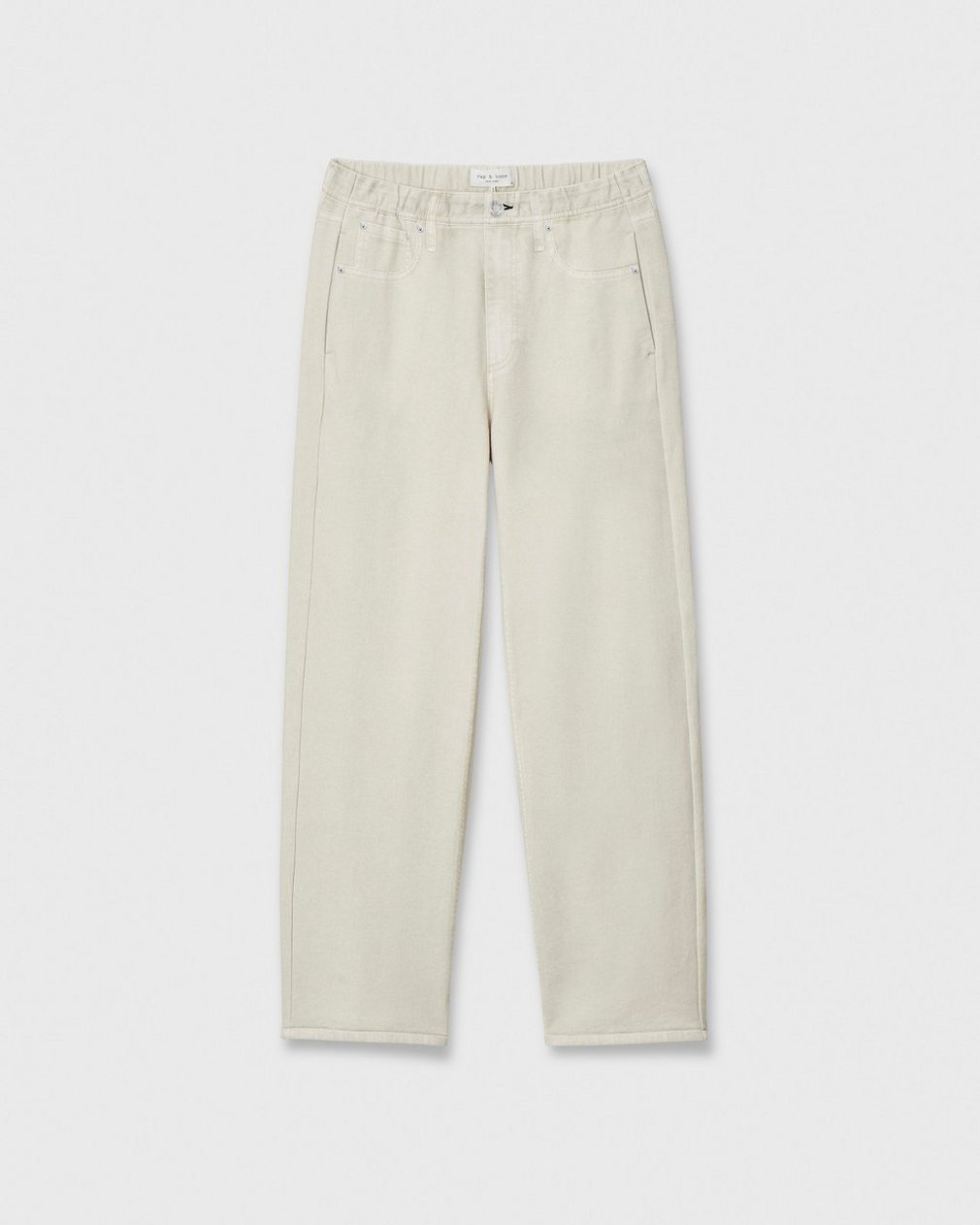 Rag & Bone Miramar Ankle Wide Pull On in Ecru