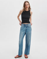Rag & Bone Miramar Ankle Wide Pull On in Minetta