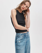 Rag & Bone Miramar Ankle Wide Pull On in Minetta