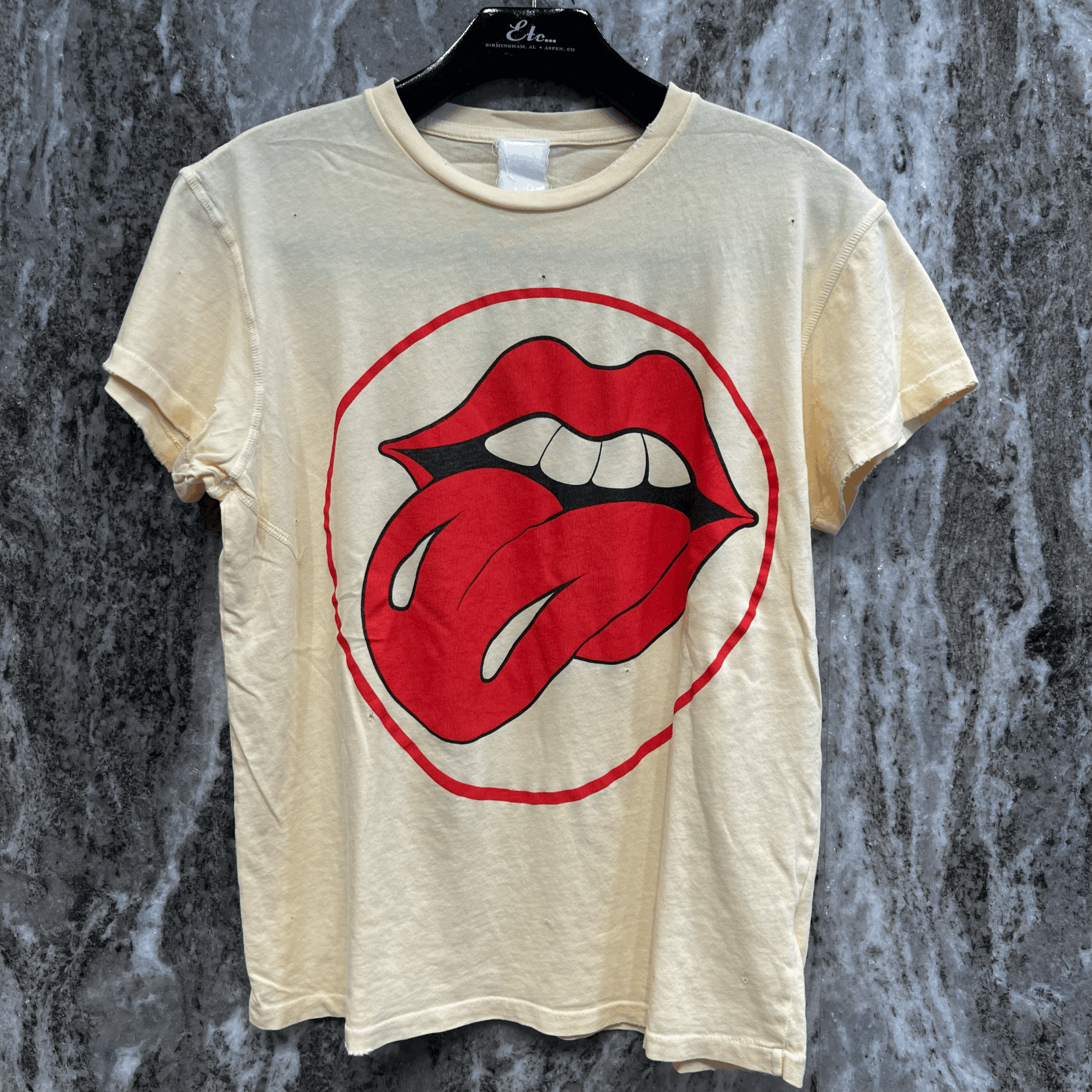 Madeworn Rolling Stones Crop Tee