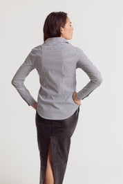 The Shirt The Icon Shirt - Gunmetal/White Stripe