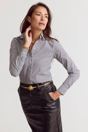 The Shirt The Icon Shirt - Gunmetal/White Stripe