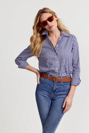 The Shirt The Icon Shirt - Navy Wide Check
